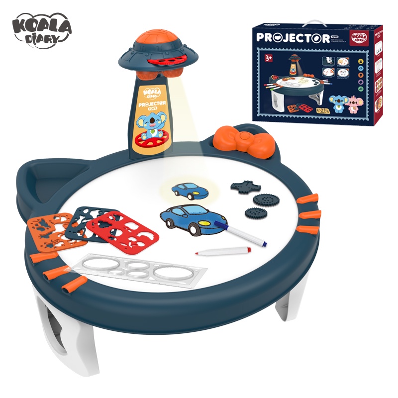 Koala Town House Projector Painting Projector Table blue