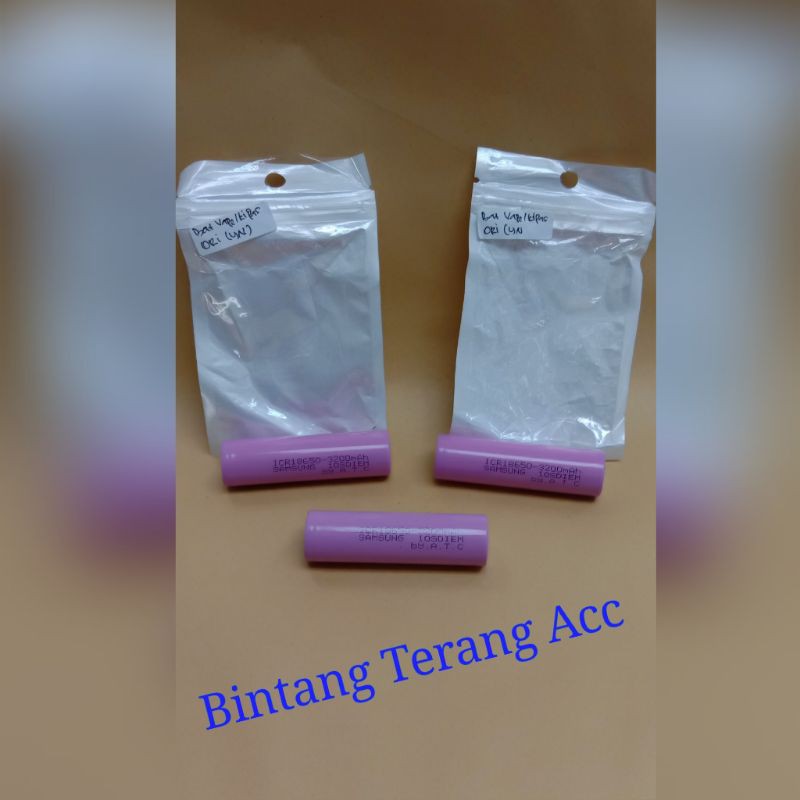 Battery Samsung ICR18650 Batre Vape Batre Kipas Portable 3200mAh