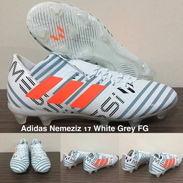 Adidas Nemeziz 17 White Grey FG