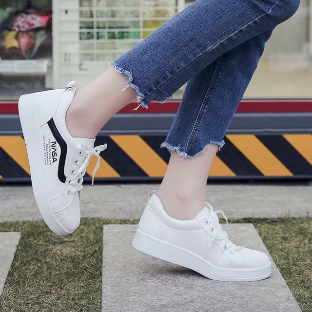 COD SEPATU WANITA SNEAKERS FQ-03 AC_STOR SEPATU SNEAKERS LOGO NASA MODEL TERBARU SVD