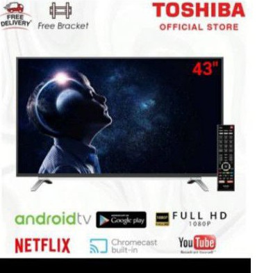 Led Toshiba 43 Inch Android TV Full HD 43L5995 Garansi Resmi Toshiba
