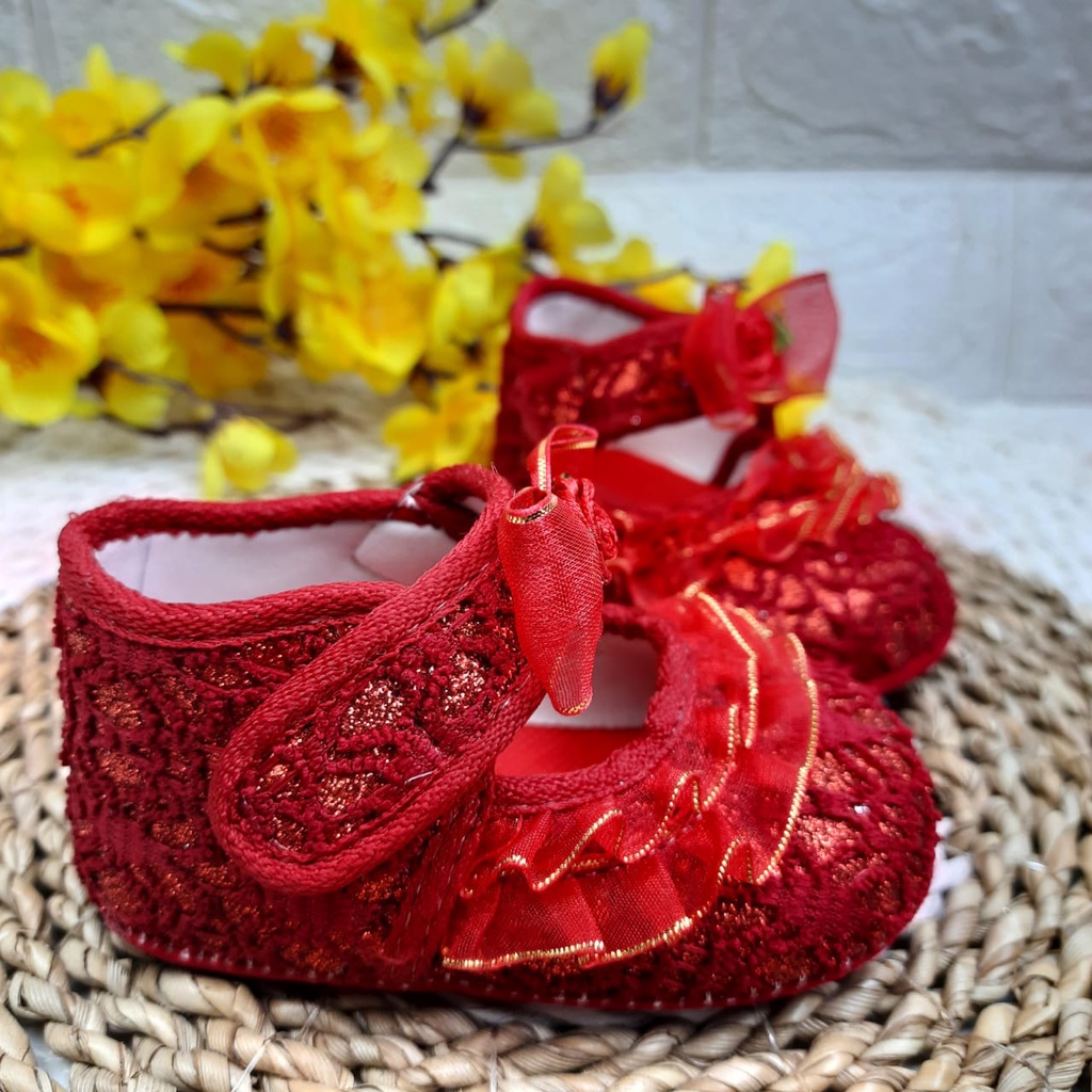 mandirishoestore-SEPATU BABY PREWALKER BAYI ANAK PEREMPUAN FPY19