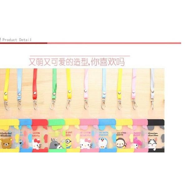 

♣ Tempat Kartu / ID Card Holder Karakter 1st Edition dengan Tali ☃