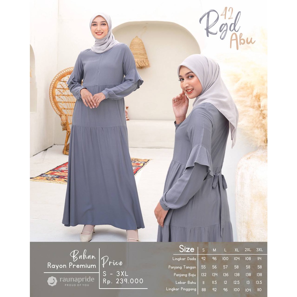 Rauna Gamis Rauna RGD 42 / Fashion Muslim Rauna