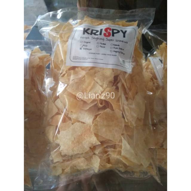 

Keripik singkong tipis KRISPY / Bandung only GRAB/GOJEK