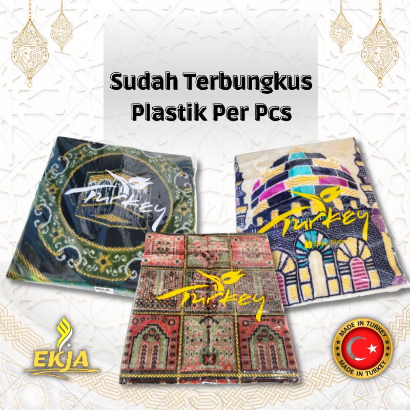 Sajadah Mini Anak Kepala / Muka Sajadah  Ukuran 35x60 Spigel Turkey turkiye Perlengkapan sholat souvenir haji dan umroh grosir ecer