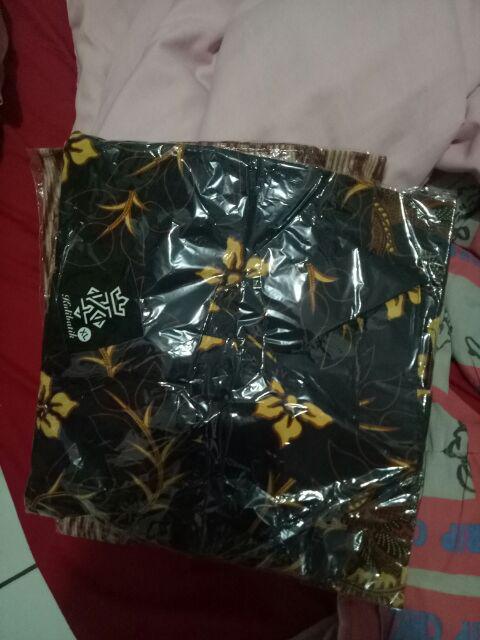 Kemeja Batik Pria Lengan Panjang Pekalongan Motif Terlaris Ready Seragam