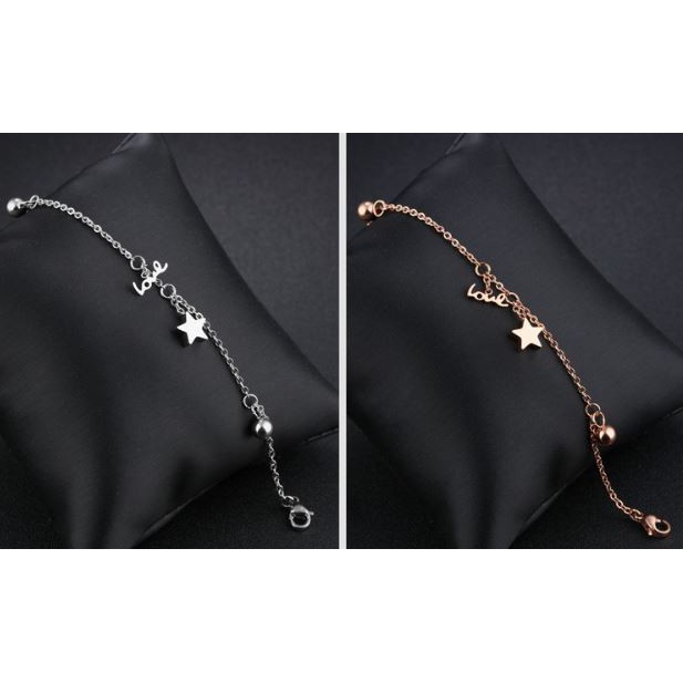 Gelang Titanium Love Import Korea Cocok Hadiah GK036 sangat elegant modern hadiah