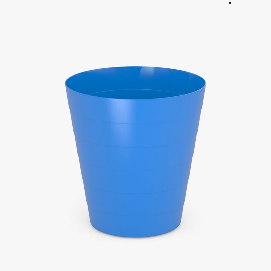 TEMPAT SAMPAH SIMPLE MODERN MINIMALIS - BIRU