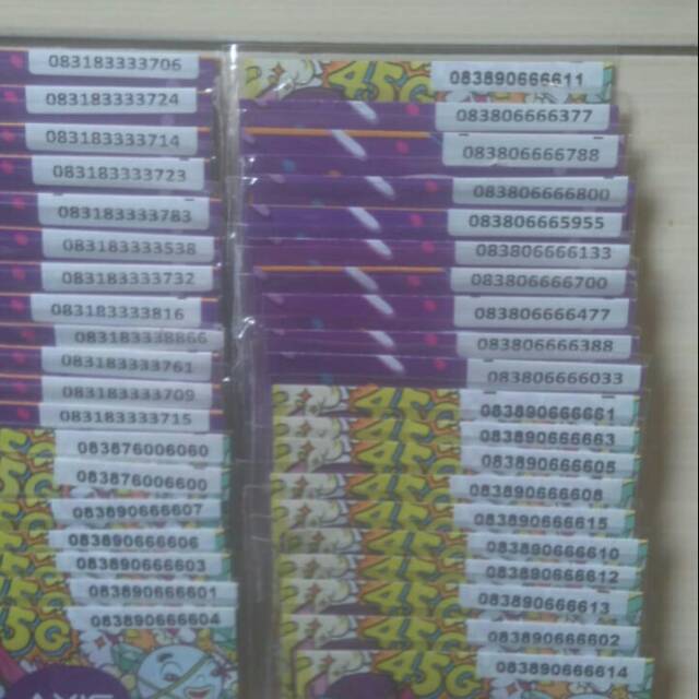 Axis cantik panca dan kwartet..