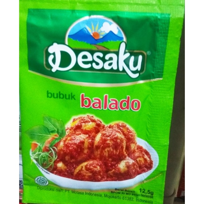 

Desaku bubuk balado & sambal goreng