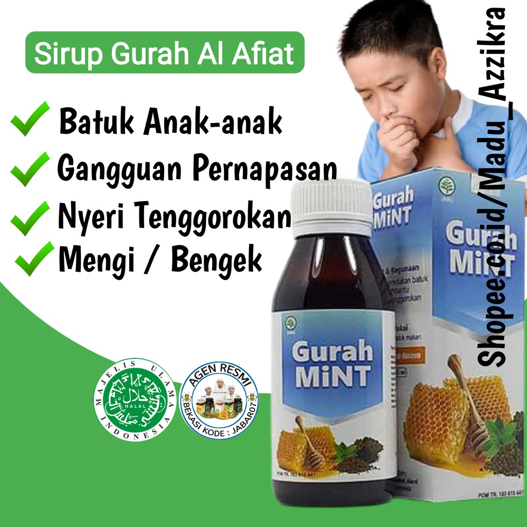 Sirup Gurah Al-Afiat Obat Batuk Anak Asma Bengek