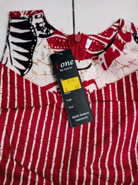 Dress / Kemeja Batik Anak Vd / Batik Anak Modern / Seragam Batik Anak