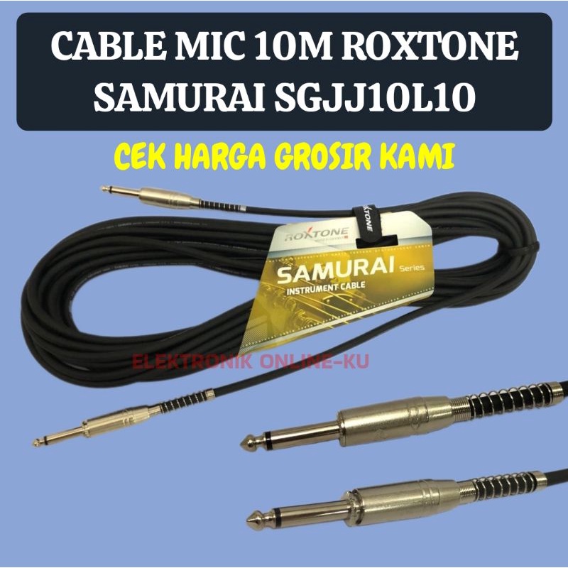 CABLE MIC 10M ROXTONE SAMURAI SGJJ100L10