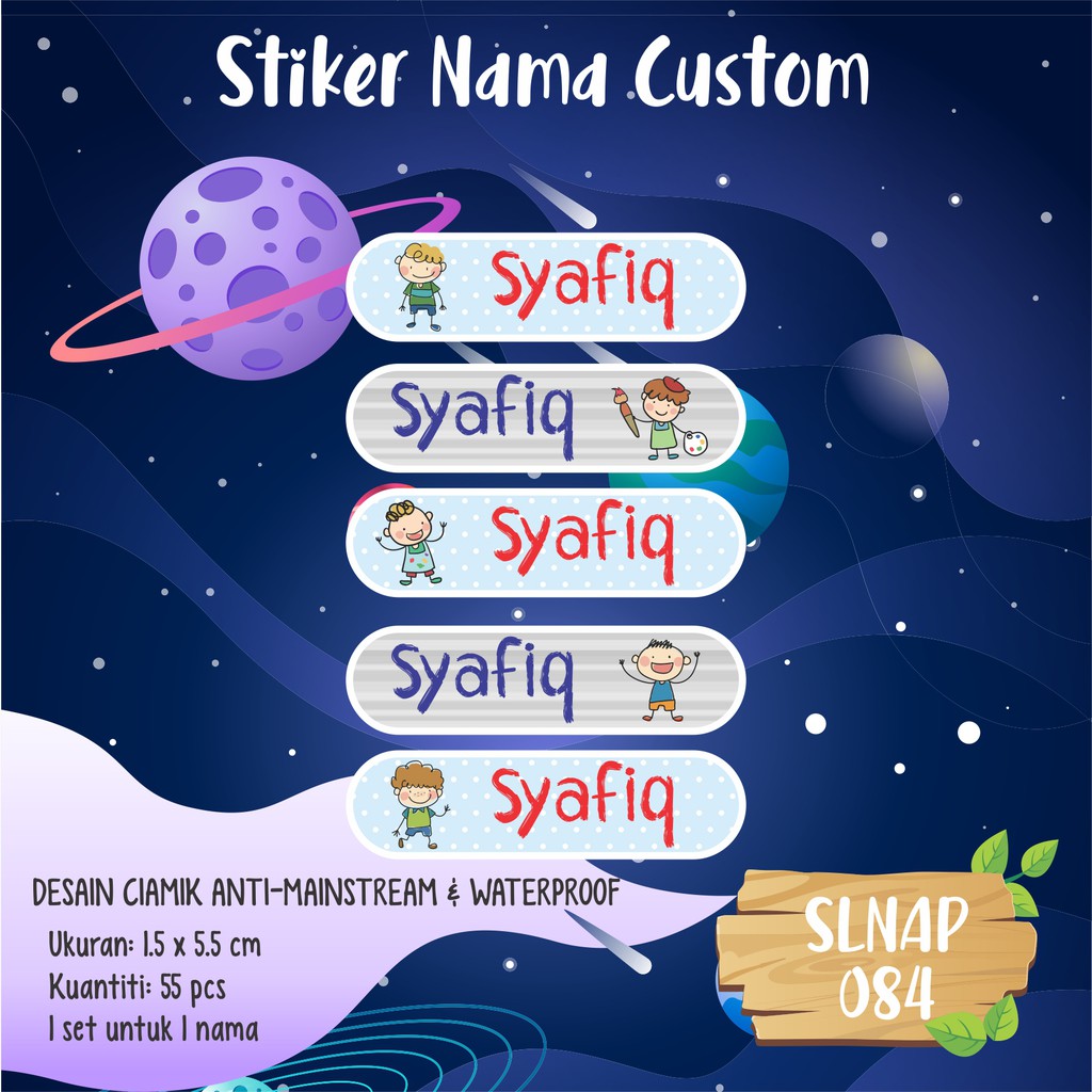 25+ Inspirasi Keren Stiker Nama Anak Cowok - Aneka Stiker Keren