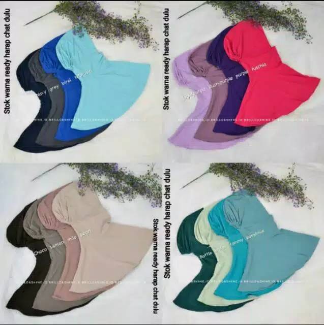 Ciput Ninja Antem resleting / Inner Hijab / Inner Simple /Dalaman Kerudung