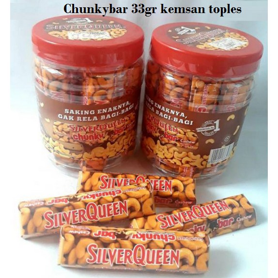 Silver Queen Chunky Bar Mini Toples 33gr