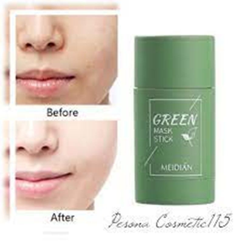 MEIDIAN Green Tea Mask Cleansing Clay Stick Mask Masker wajah acne blackhead/MASKER MEIDIAN TEA