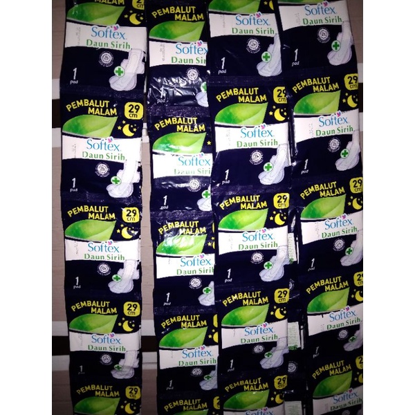 Pembalut malam SOFTEX daun sirih renceng