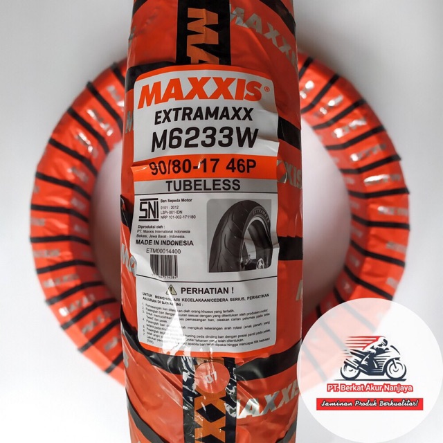 Ban Luar Maxxis 90/80-17 Tubeless