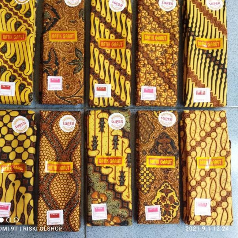 (BATIK GARUT) KAIN JARIK BATIK GARUT SOGANAN UKURAN PANJANG