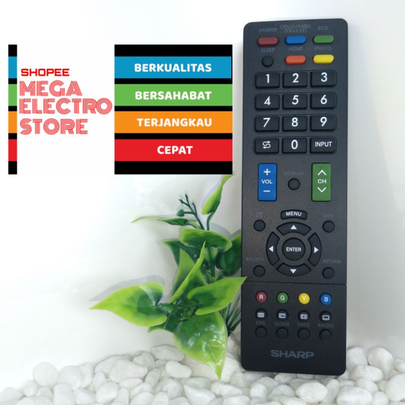 REMOTE TV SHARP AQUOS LED LCD besar (Original) - B6