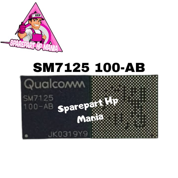 IC CPU SM7125 100-AB REDMI NOTE 9 PRO OPPO RENO 4 ORIGINAL SM 7125 100AB