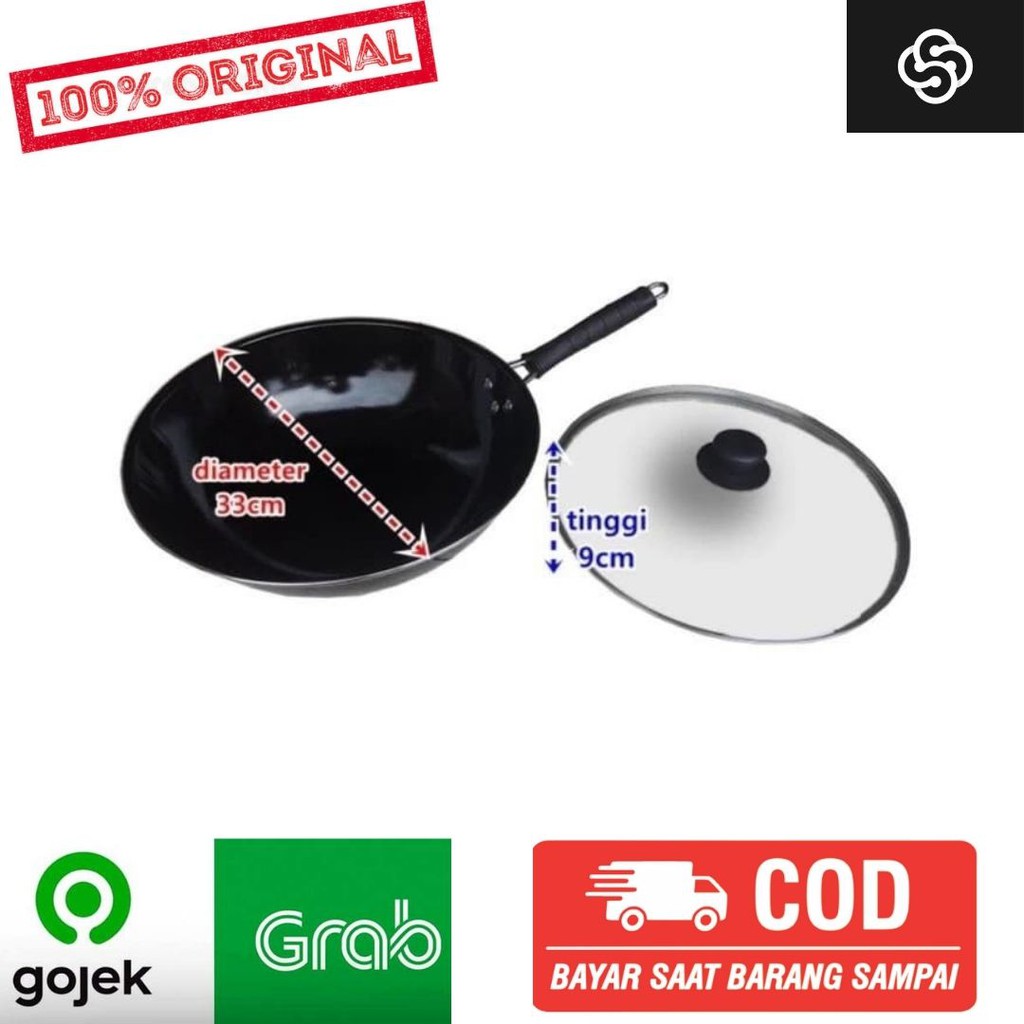 GSF panci goreng serbaguna GSF 1032K wajan 32cm wajan teflon
