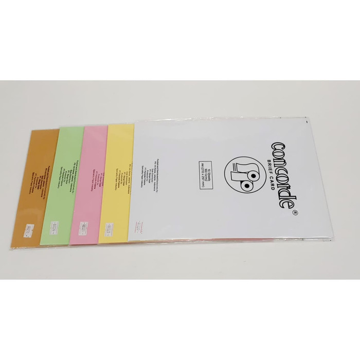 

KERTAS CONCORDE UKURAN A4 160gsm (210 x 297mm) PER PAK ISI 10 LEMBAR