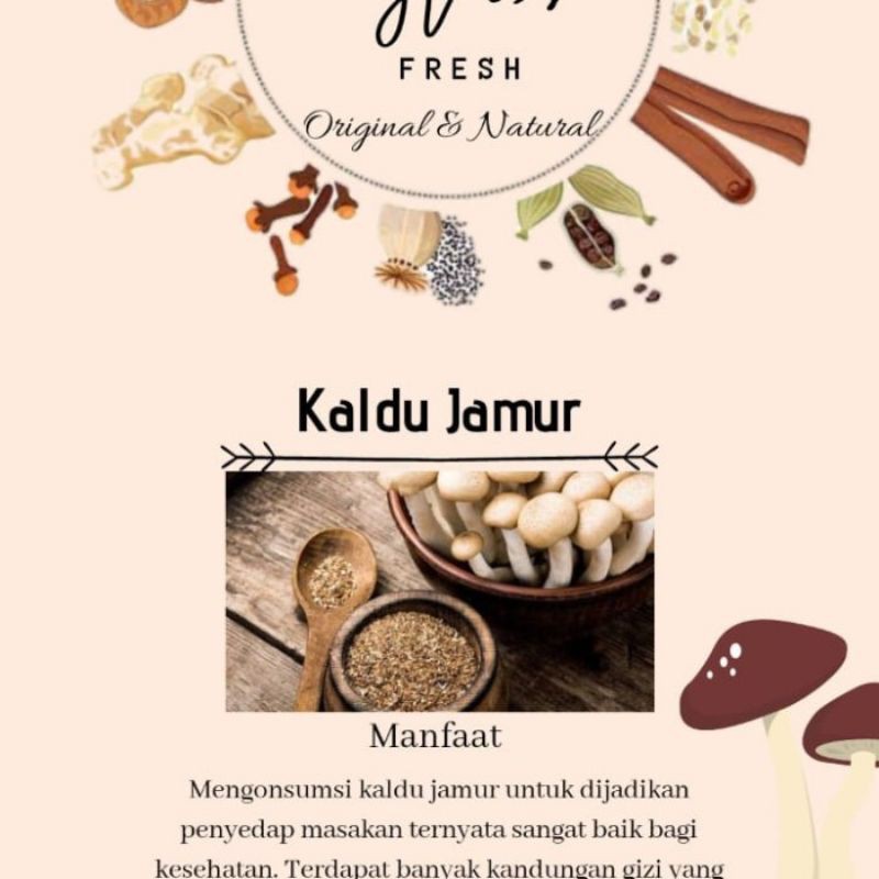 

Kaldu Jamur NON MSG