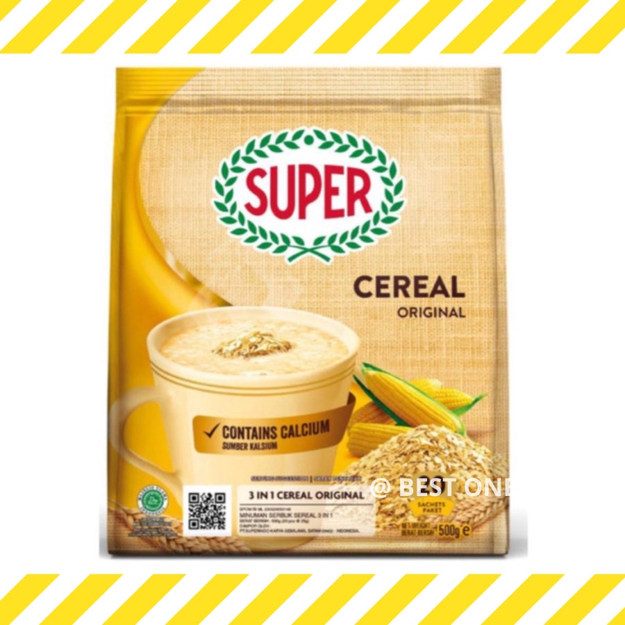 

Cereal Super Instant 600gr Original 20 sachet - Minuman Sereal Sarapan Diet