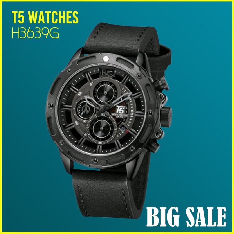 Jam Tangan T5 H3639G Original Chronograph