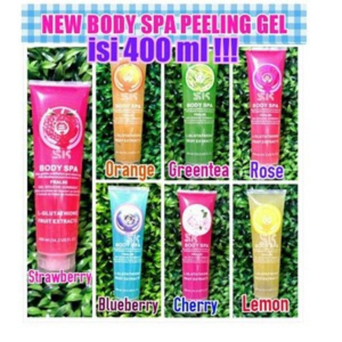 Hot Promo BODY SHOP SPA PEELING NEW   BODY SPA PEELING GEL NEW kualitas TINGGI