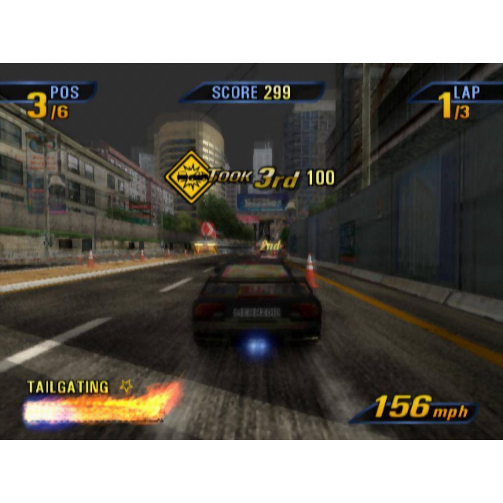 KASET PS 2 BURNOUT 3 TAKEDOWN