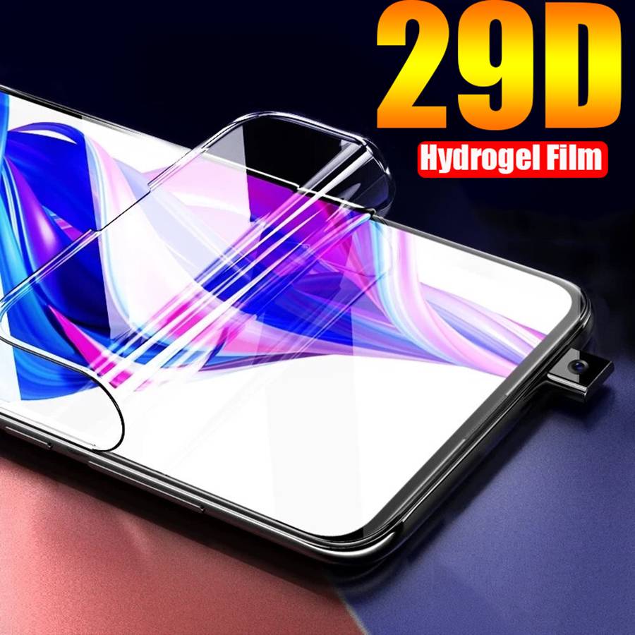 29D Full Hydrogel Film For vivo Y93 Y91 Y85 Y83 Y71 Y67 Y66 Y55 X7 X20 X30 X50 X60 Pro Curved Screen Protector Film for S1 Pro Nex IQOO 7 Nex 3 Y50 Y30 (Not Glass)