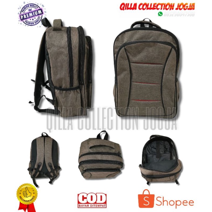 Tas ransel sekolah / Tas punggung bahan kuat / Tas ransel distro / Tas ransel pria wanita / Tas rans