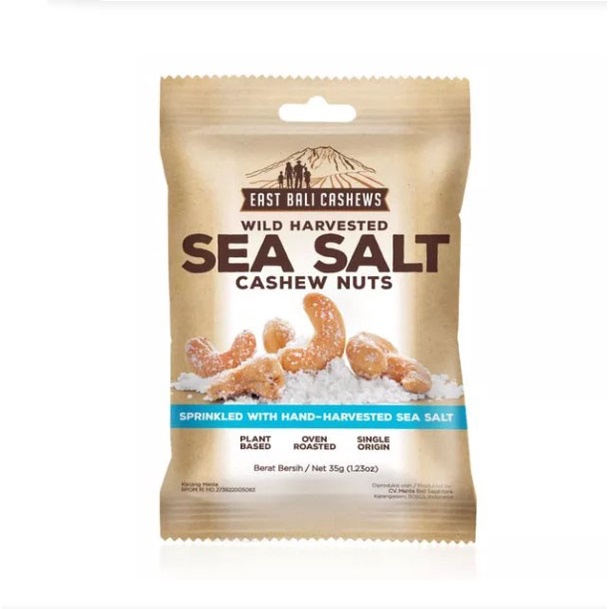 

East Bali Cashew Sea Salt Cashew Nuts - Kacang Sehat 35 gr