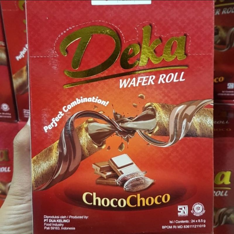 

Deka wafer roll kombinasi chocochoco dan chocoNut 85 gr