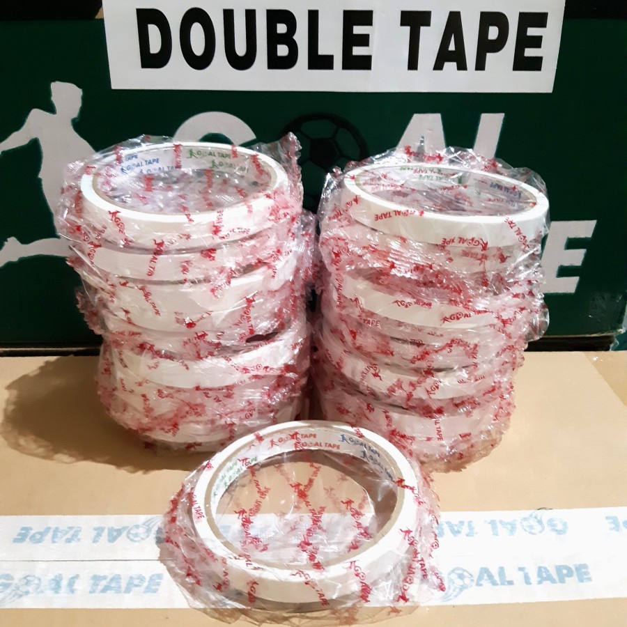 

DOUBLE TAPE KERTAS MURAH 1/2" (12MM X 8MTR) TOP QUALITY