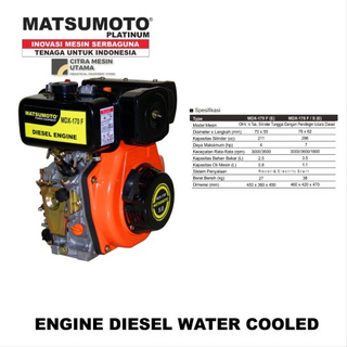 Jual Mesin Penggerak Diesel Matsumoto MDX-170 F 4 Hp Engine Diesel