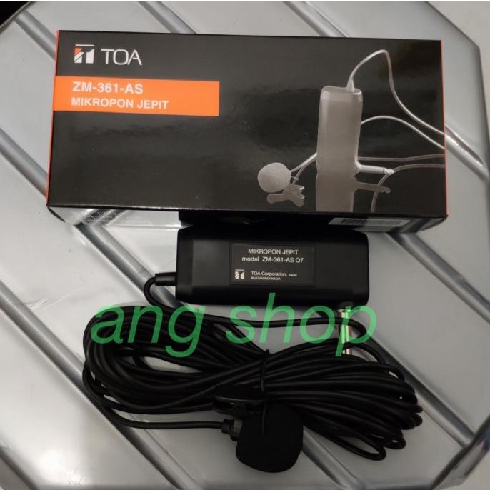 Mic Jepit TOA ZM-360 ZM360 ZM 360 Microphone Ori / Original |100 % Berkualitas