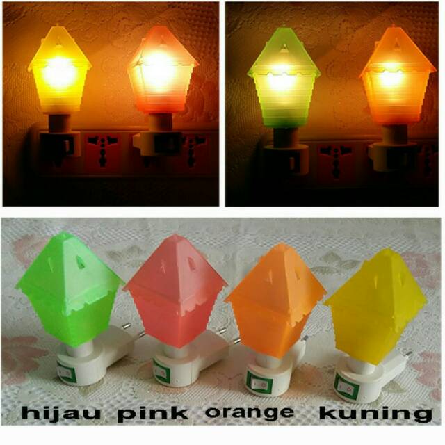 Lampu Tidur Model Rumah 992