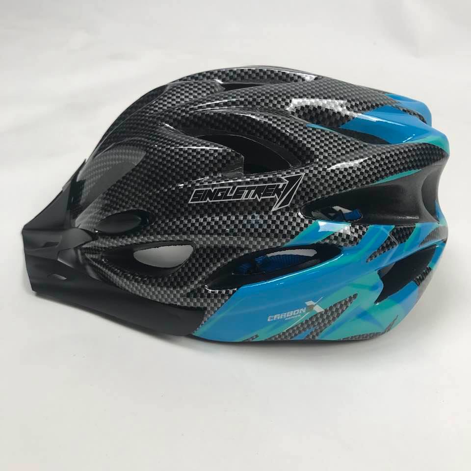 HELM SEPEDA SINGLETREK CARBON X9 HELEM SEPEDA