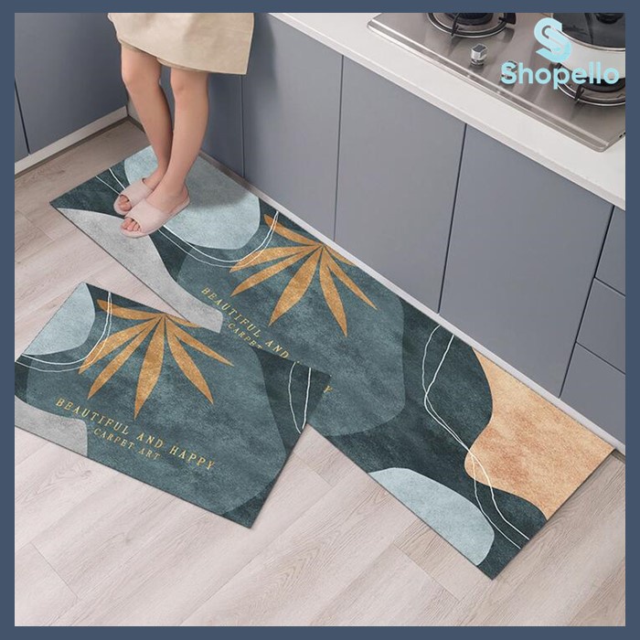 SHOPELLO - Keset Kaki Premium Set 2 in 1 Keset Dapur Kamar Pintu Anti Slip Door Mat