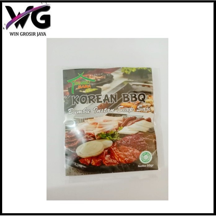 

Bumbu Instant Bumbu Siap Saji Bumbu Mama Korean BBQ 50gram