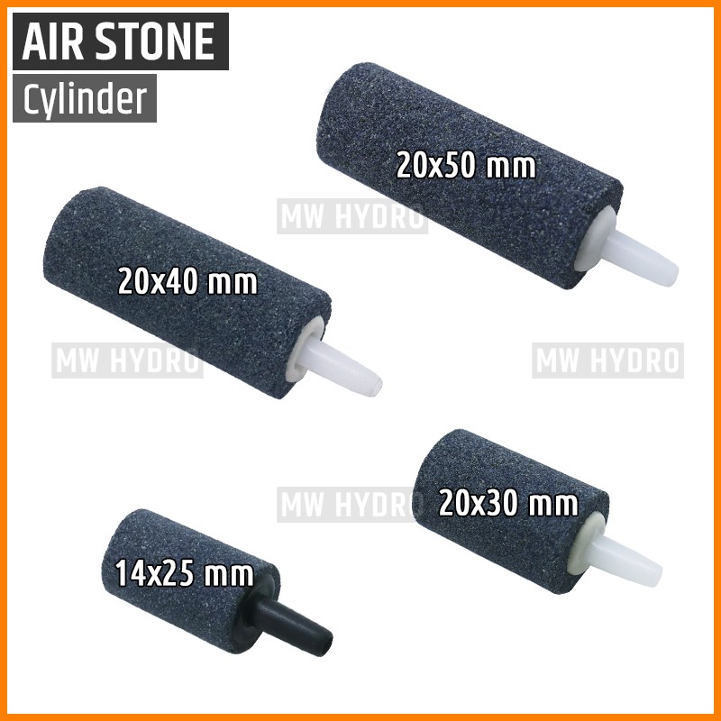 Air Stone Cylinder, 20x40 mm - Airstone / Batu Aerator Silinder