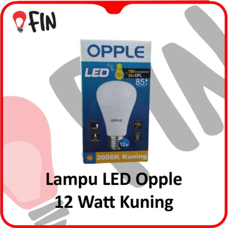 Lampu LED Opple 12 Watt Kuning