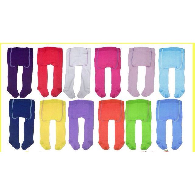 legging cotton rich / legging bayi anti slip 1pack isi 4 pcs / legging polos bayi