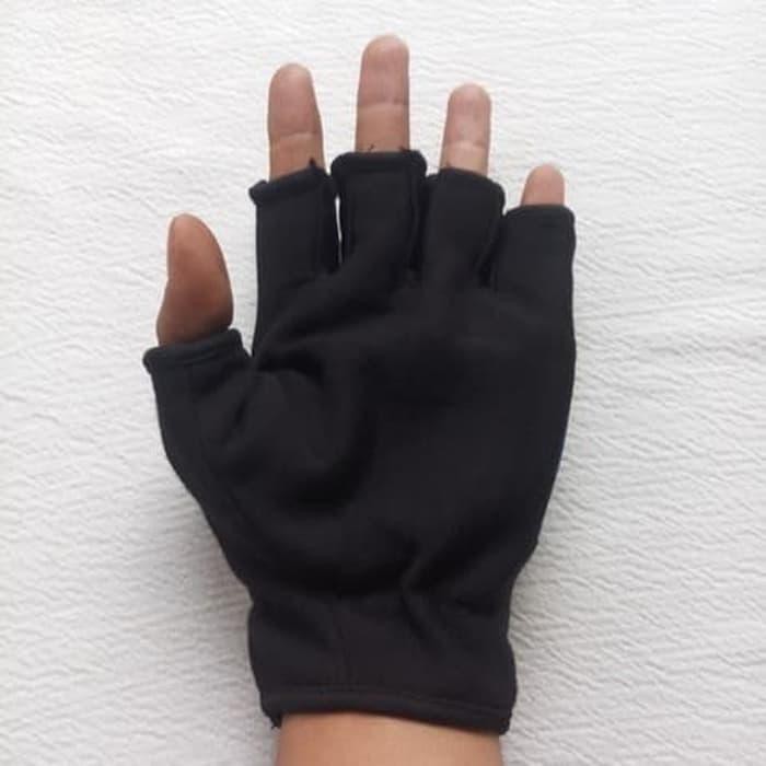 Unik Sarung Tangan Pendek Nike- Biru - Motor Glove Gloves