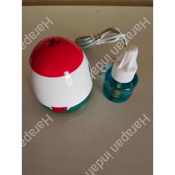 obat nyamuk listrik 45ml cair liquid +electric heater